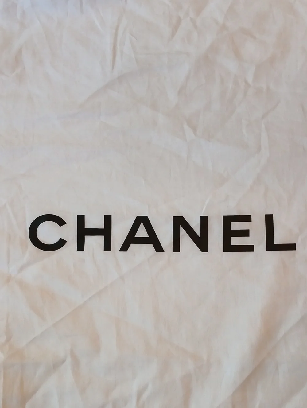 CHANEL White And Black Garment Bag Storage And Protection  Garment Cover